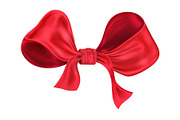 Red ribbon bows set, an Object Illustration by Yayasya (Thumbnail 2 of 3)