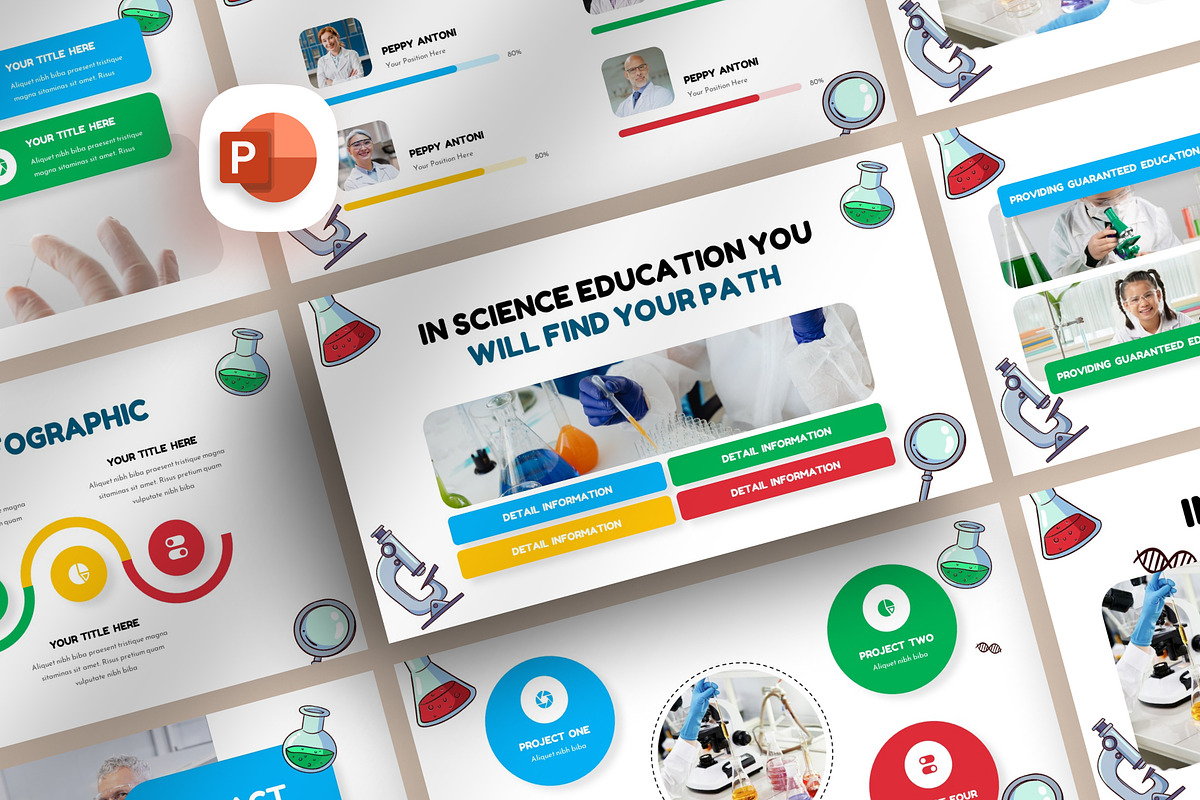 Science Education Presentation, a Presentation Template by Digitcase x Wealthwells (Photo 1 of 4)