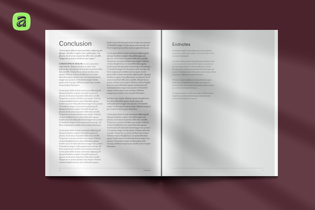 Letter Publication System · Affinity, a Magazine Template by Sasha Lantukh (Photo 7 of 11)
