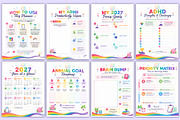 2027 ADHD Productivity Workbook Kdp, a Stationery Template by Mustafiz (Thumbnail 2 of 4)