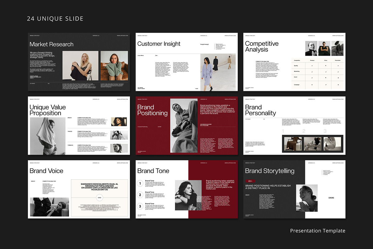 Zex Brand Strategy Template, a Presentation Template by Studio Artisan (Photo 7 of 8)