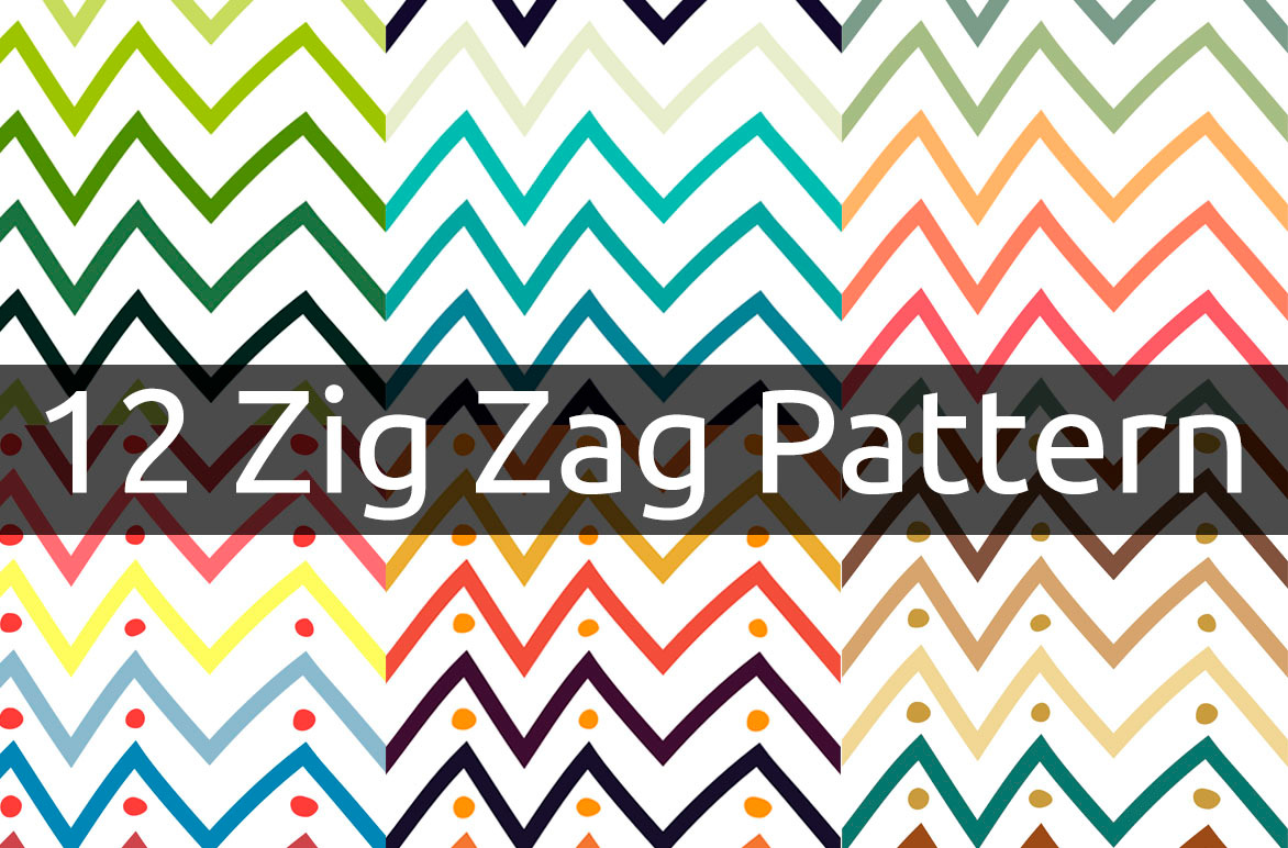 Zig Zag Pattern, a Pattern Graphic by Luis Quesada Design