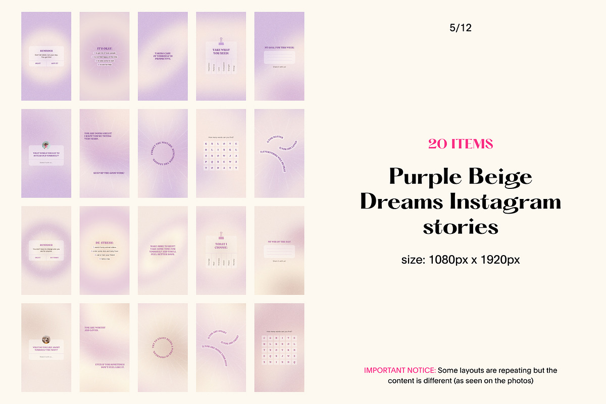 Canva Dreams Instagram Bundle, a Social Media Template by Alice Store (Photo 7 of 15)