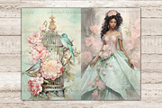Dreams Junk Journal Paper, a Person Illustration by GlamArtZhanna (Thumbnail 7 of 10)
