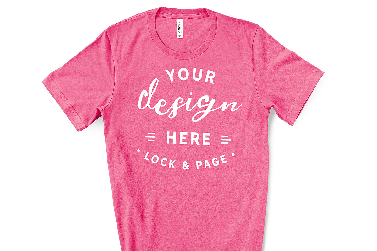 Male Bella Canvas 3001 Mockup Bundle, a Shirt Mockup by lock and page (Photo 50 of 60)