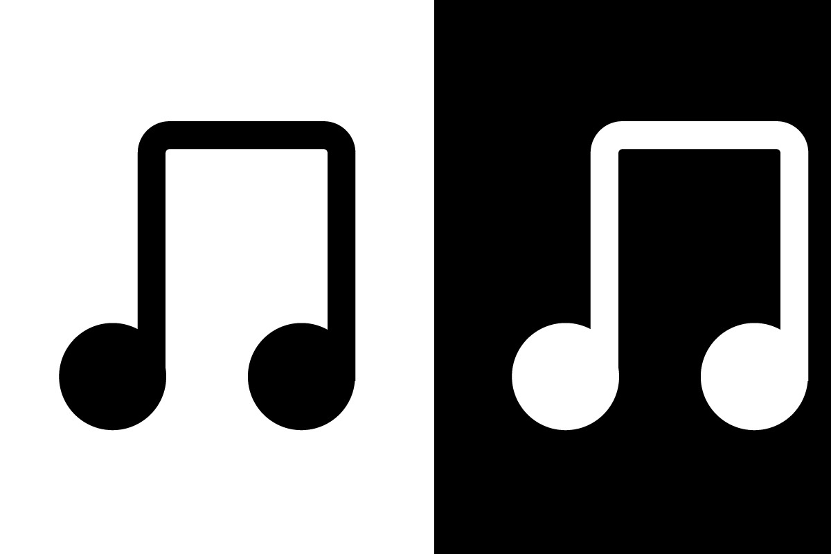 Music Note Icon, an Icon by GDL