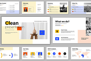 Clean And Minimal Business, a Presentation Template by Mighty-Slide
