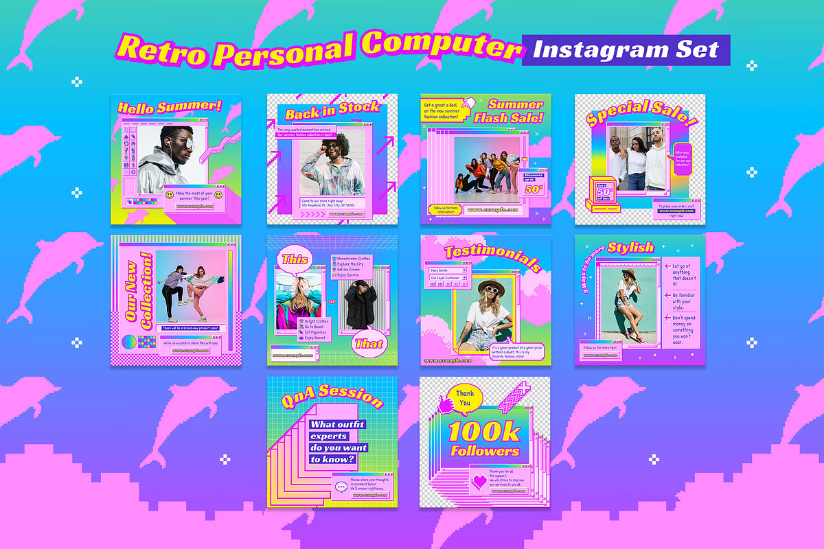 Retro Personal Computer Instagram, a Graphic by Aiyari Graphic (Photo 2 of 4)