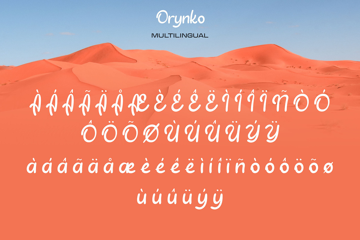 Orynko - Handwritten Font, a Handwritten Font by Morisco (Photo 4 of 5)