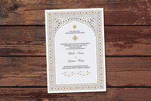 Luxury Floral Nikkah Certificate
