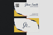 Decorative business card V3, a Business Card Template by EN86-21 (Thumbnail 2 of 3)