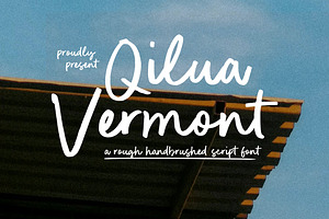 Qilua Vermont Font, a Handwritten Font by Timurtype