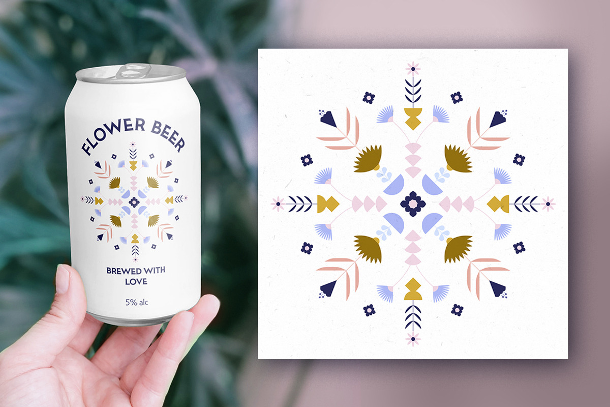 FORMS & FLOWERS | Geometric Elements, a Decorative Illustration by SOKO Design (Photo 7 of 15)