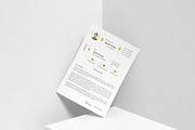 cv resume word and canva template, a Resume Template by mijli (Thumbnail 8 of 10)