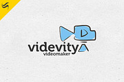 Videvity Logo Template, a Branding & Logo Template by sah.bro (Thumbnail 1 of 4)