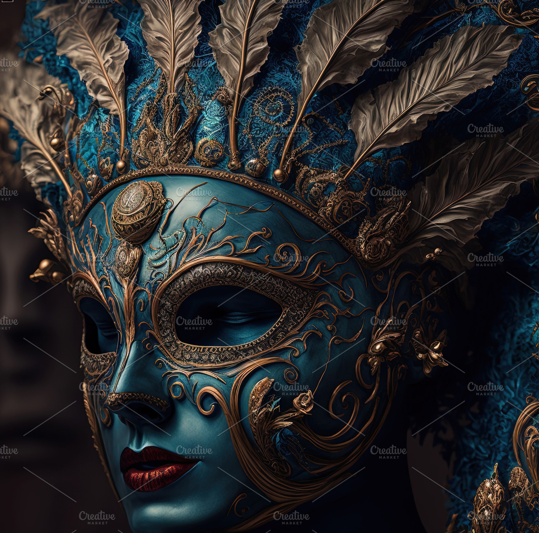 Venice Carnival mask for website, an Arts & Entertainment Photo by Shootdiem