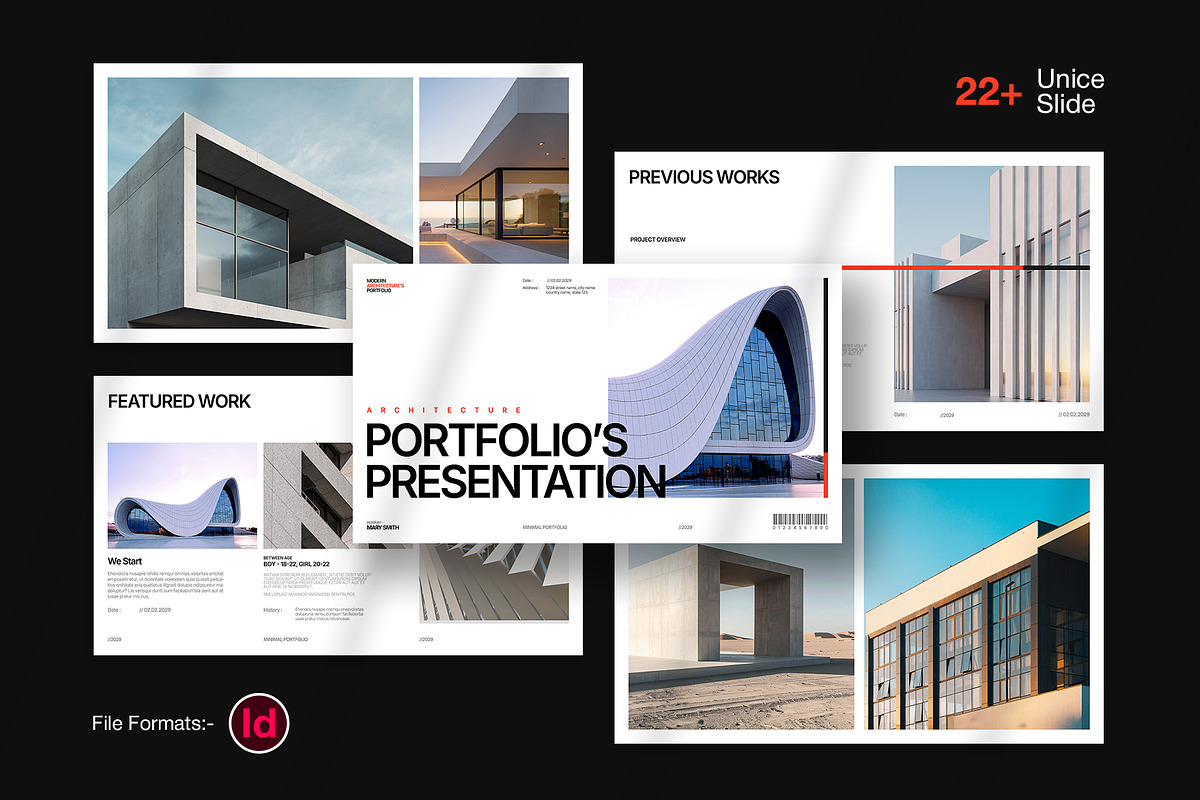 Architecture Portfolio Presentation, a Presentation Template by Oriofix (Photo 1 of 11)