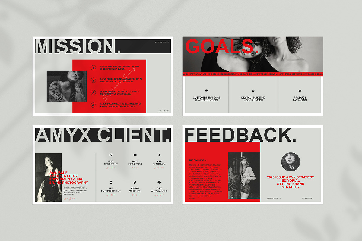 AMYX | Brand Strategy Template, a Presentation Template by Creatiya Type (Photo 11 of 11)