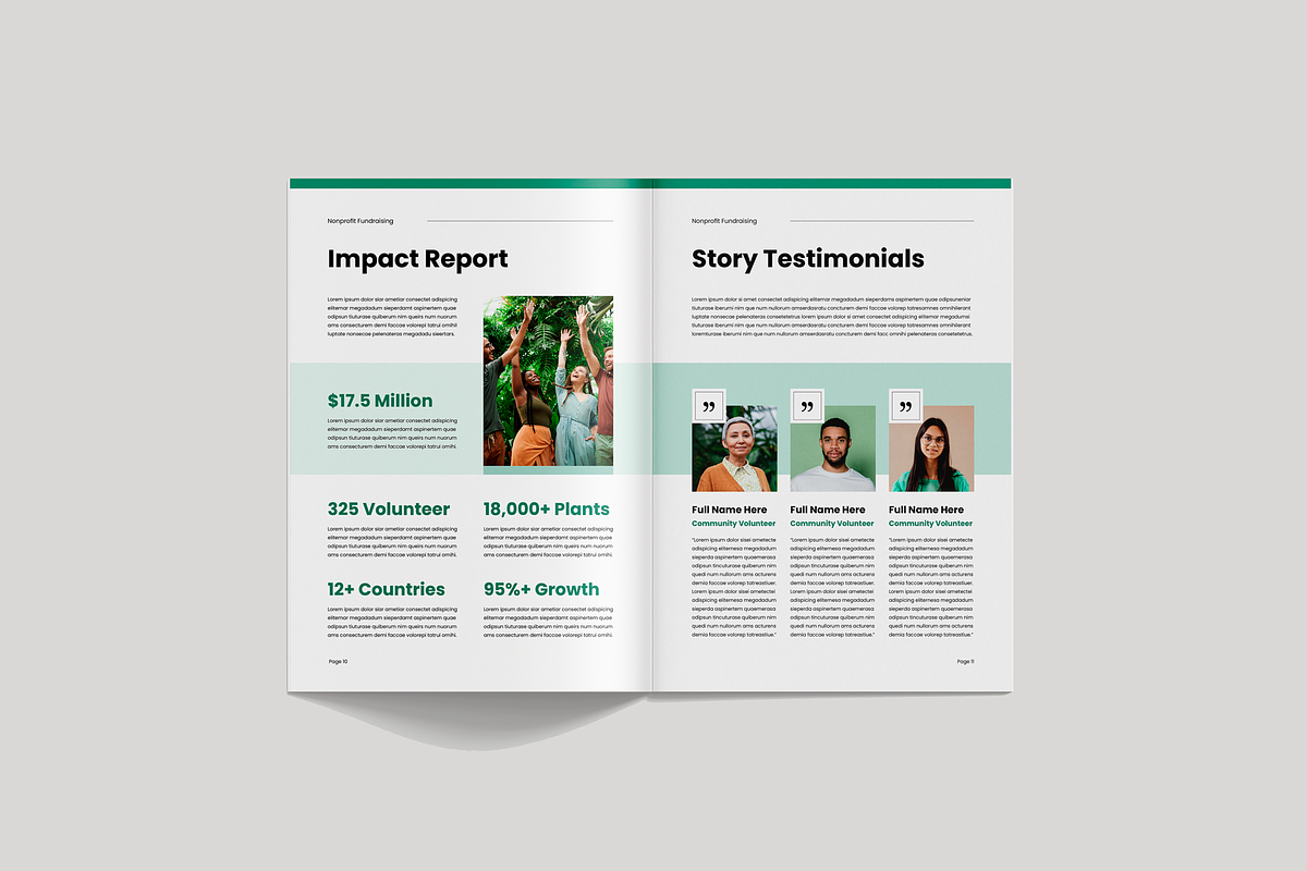 Nonprofit Fundraising Brochure, a Brochure Template by Leaflove (Photo 6 of 10)