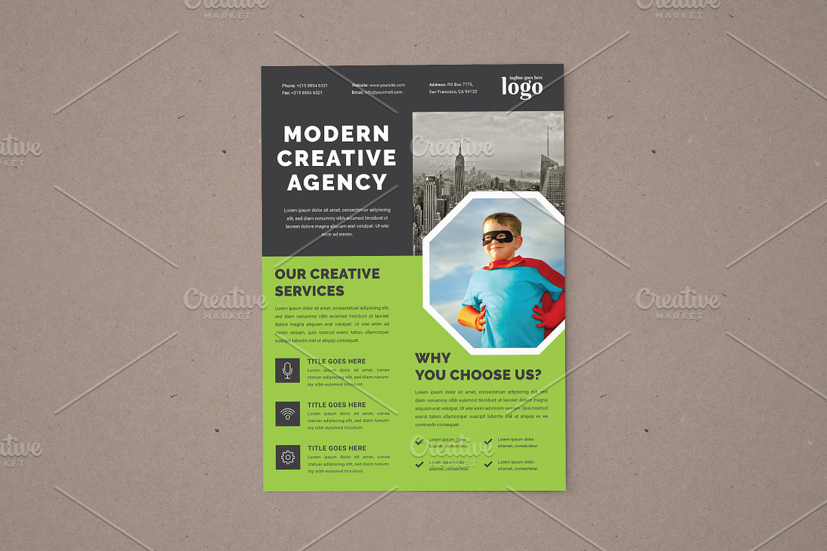 Flyer Template, a Flyer Template by Alice_s (Photo 2 of 10)