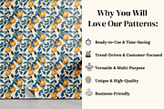 Lemons & Oranges Seamless Patterns, a Pattern Graphic by Ninterints (Thumbnail 4 of 16)
