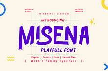 Misena - Playful Display Font
