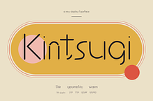Kintsugi — Minimal Display Font
