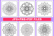 kids Mandala Coloring Book V- 02, a Decorative Illustration by Coco Bloom (Thumbnail 4 of 5)