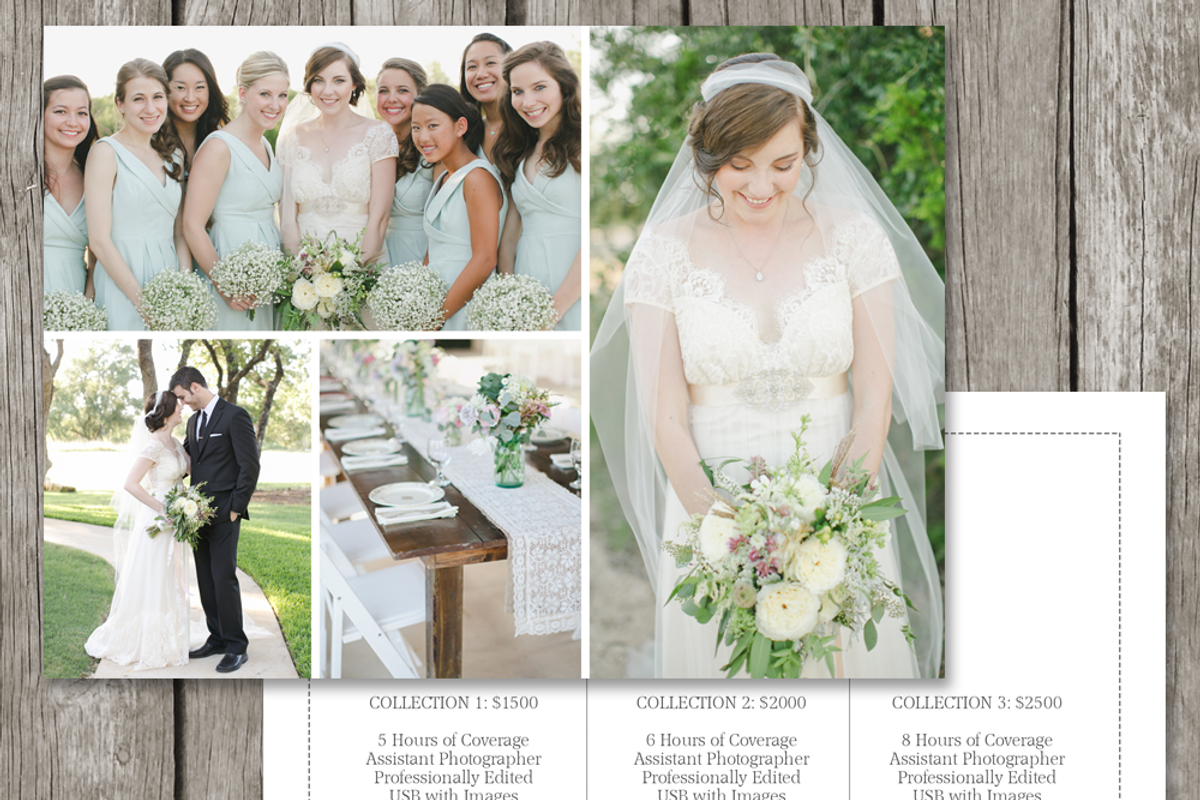 Price Sheet for Photographers, a Flyer Template by Stillbrook Designs (Photo 1 of 2)