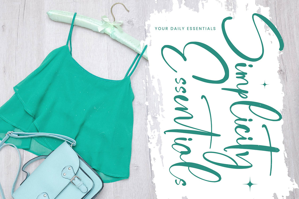 Sanitizer Eticulate Stylish Font, a Script Font by stylishtype.co (Photo 11 of 20)