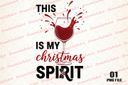 Christmas Wine Glasses PNG, an Illustration by DreamCafeArt (Thumbnail 1 of 4)