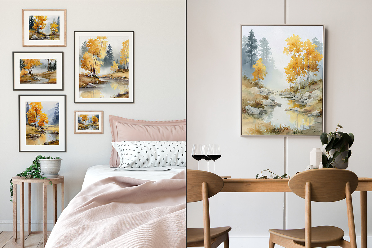 Watercolor Nature Illustration, a Decorative Illustration by Housui Patterns (Photo 2 of 9)