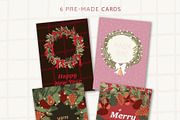 Christmas Wreath Creator, a Seasonal Illustration by Elliko shop (Thumbnail 6 of 10)