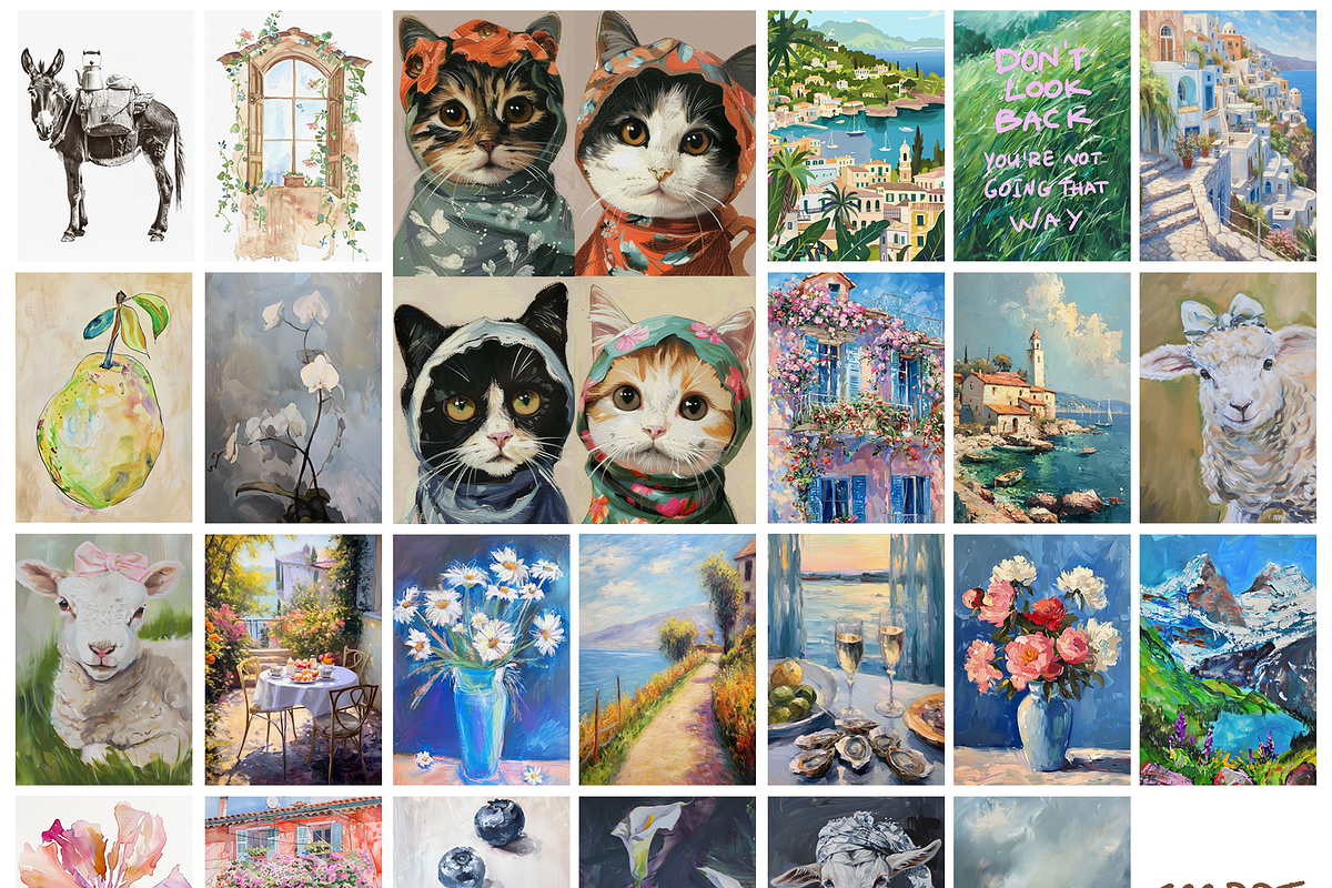 Mix Gallery Prints, a Background Graphic by lerinartstudio (Photo 9 of 9)