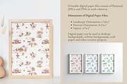 The Surfer Toile de Jouy Pattern, a Background Graphic by Hughes Studio (Thumbnail 6 of 13)