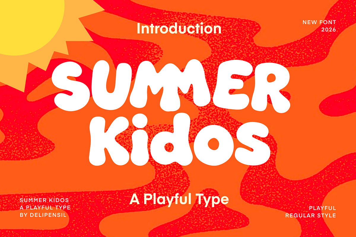 SummerKidos - A Playful Kids Display, a Serif Font by delipensil (Photo 1 of 8)