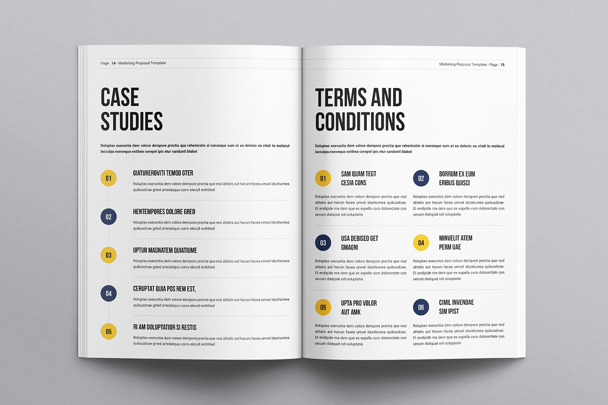 Marketing Proposal Template, a Brochure Template by E-Type (Photo 6 of 7)