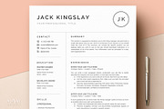 Resume CV Template with Logo, a Resume Template by MAM Design (Thumbnail 1 of 10)