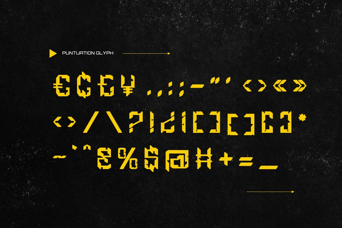 Truexon - Cyber Techno Font, a Sans Serif Font by Dhabee (Photo 2 of 10)