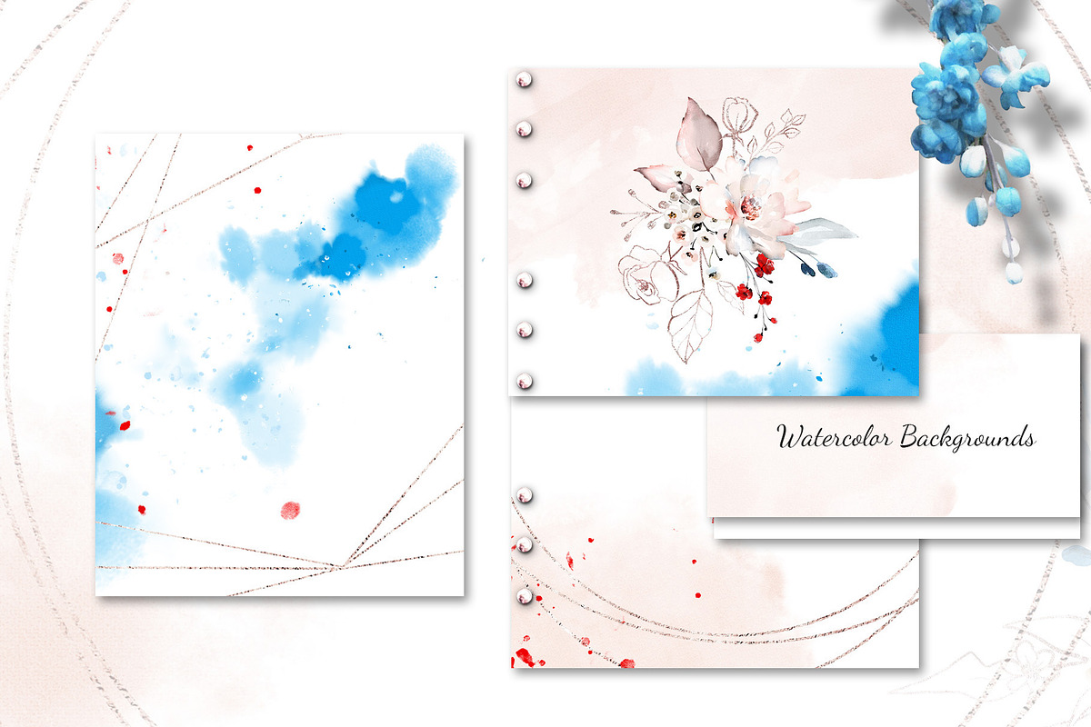 Spring Kiss - watercolor collection, a Work Illustration by Lisima (Photo 7 of 13)