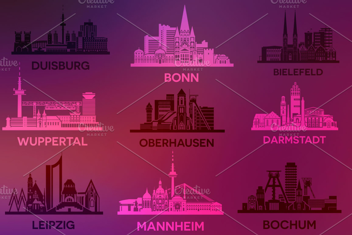 Germany Cities, an Illustration by Yulia (Photo 3 of 4)