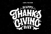 Happy Thanksgiving Logotype, a Poster Template by Anna's Lettering (Thumbnail 2 of 2)