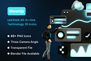 GlowUp – 3D LED Dark Technology Pack, a Characters & Person 3D Model by Iqonic Design (Thumbnail 1 of 6)