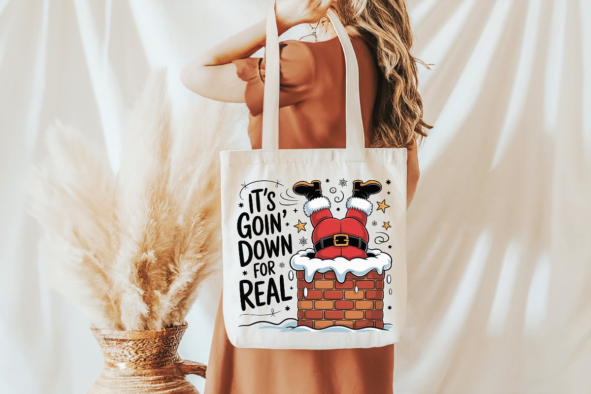 Funny Santa Christmas Sublimation, an Illustration by Libby Wishes (Photo 4 of 5)