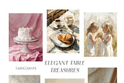 Elegant table treasures. Poster set, a Background Graphic by Lidberia (Thumbnail 8 of 12)