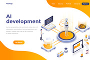 Modern flat design isometric graphic, a Templates & Theme by Creative Graphics (Thumbnail 2 of 12)
