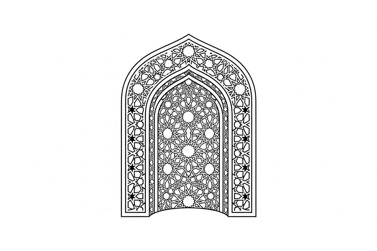 Islamic Arch Window Mandala Bundle, an Illustration by Artivon (Photo 11 of 45)