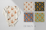 Fox Patterns & Clipart, a Pattern Graphic by Tori Design (Thumbnail 6 of 6)