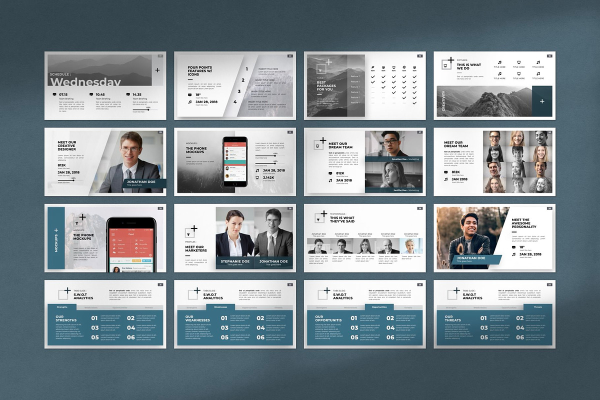 Amaze PowerPoint Template, a Presentation Template by Creathrive Design (Photo 6 of 8)