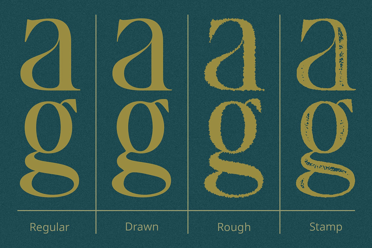 Velcan Vintage, a Serif Font by Craft Supply Co. (Photo 2 of 8)